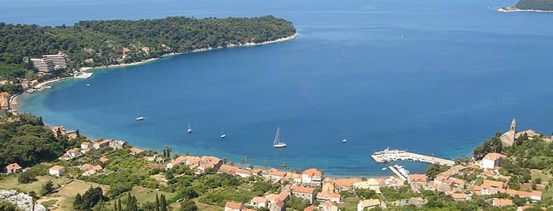 Lopud Bay on Lopud Island